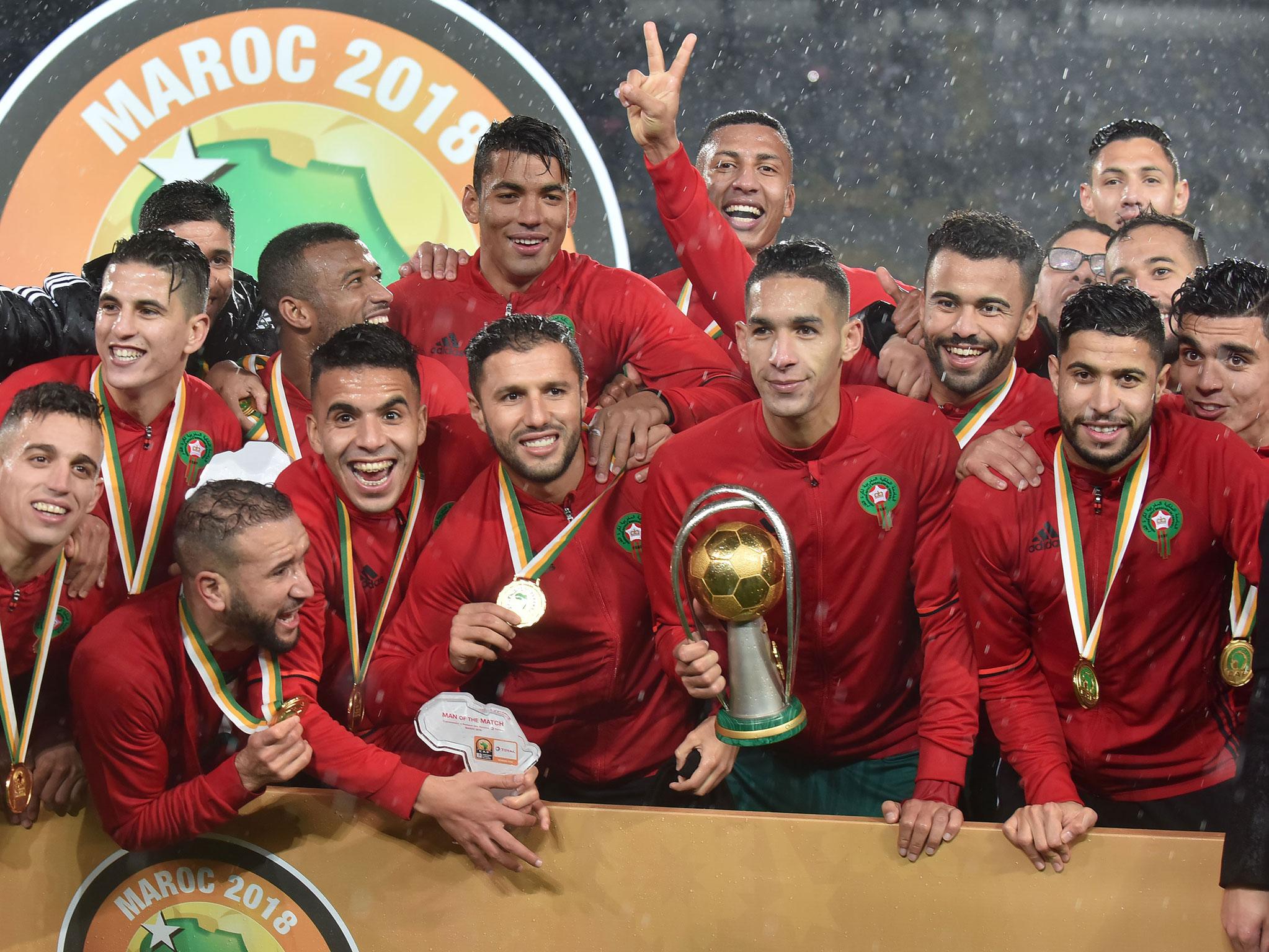 &#13;
Morocco were crowned CHAN champions on Sunday night &#13;