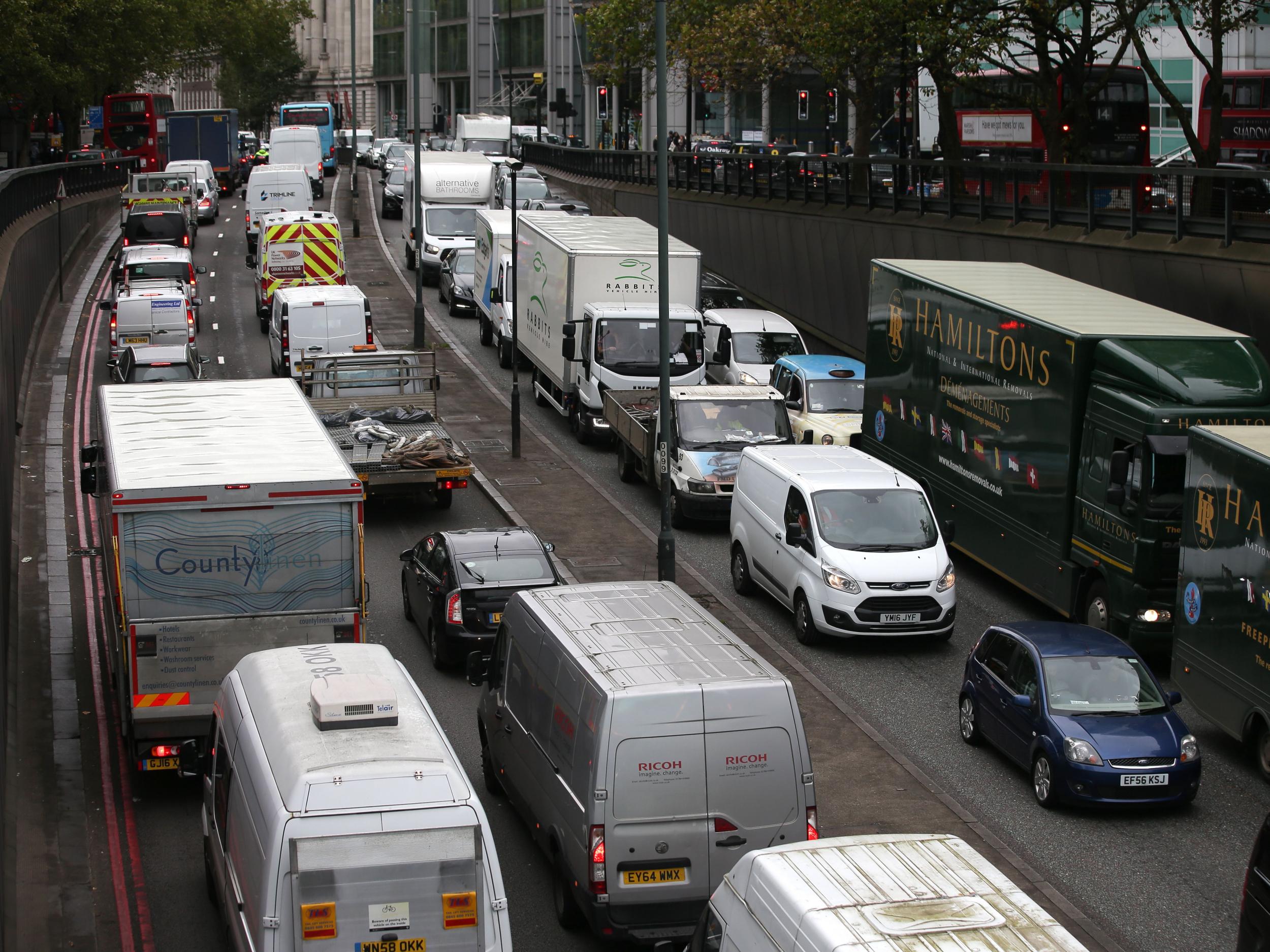 Traffic jams are predicted for the bank holiday weekend 