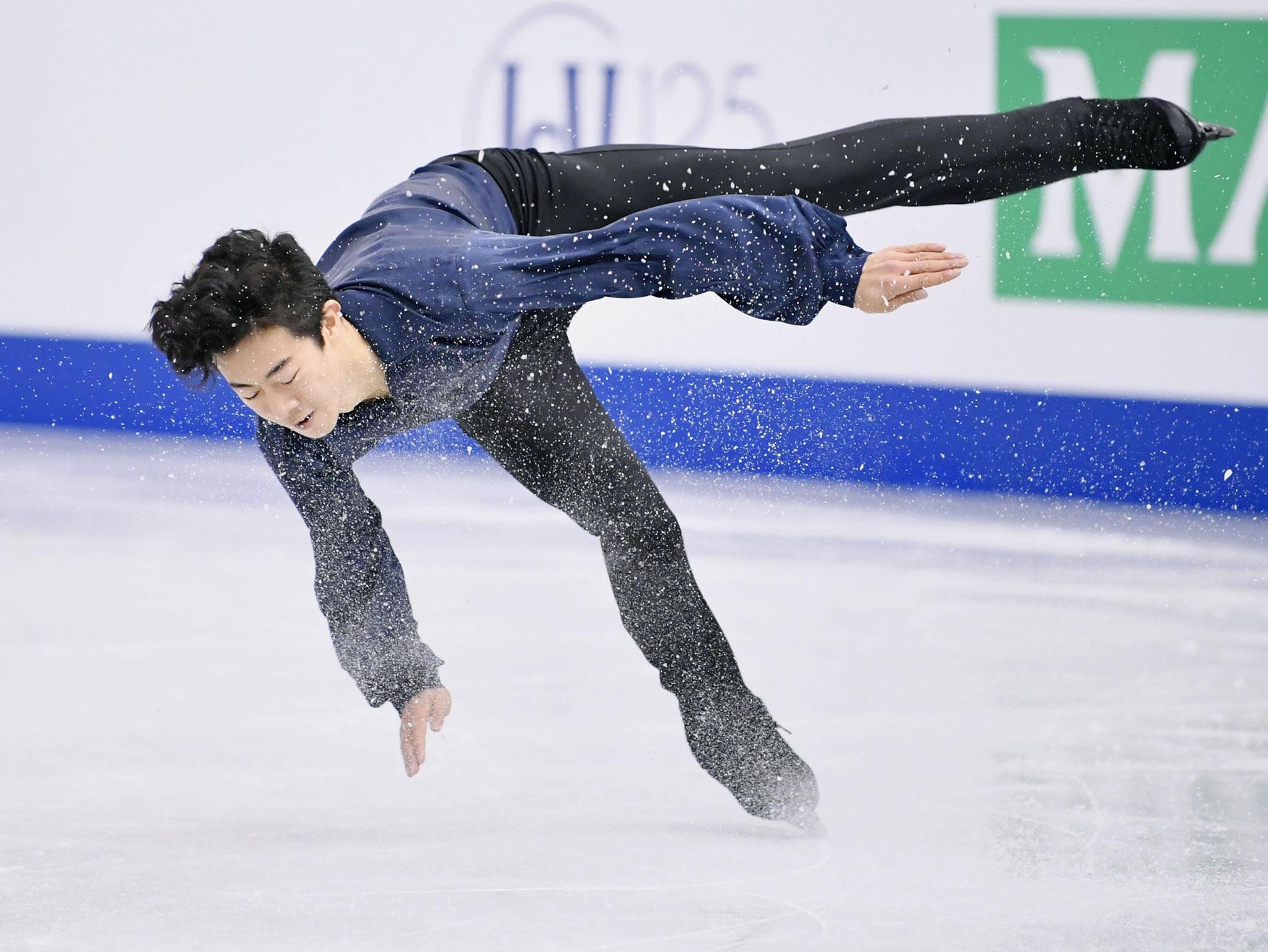 Current US national men's champion Nathan Chen uses blades produced by Cantwell and his team