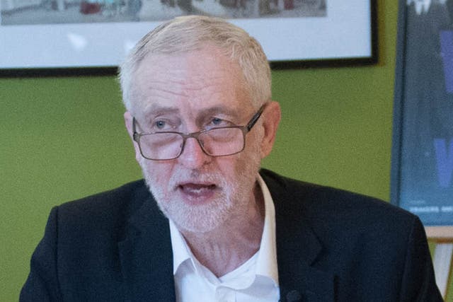 Jeremy Corbyn holds a shadow cabinet meeting at the Museum of London today to mark the centenary of votes for women