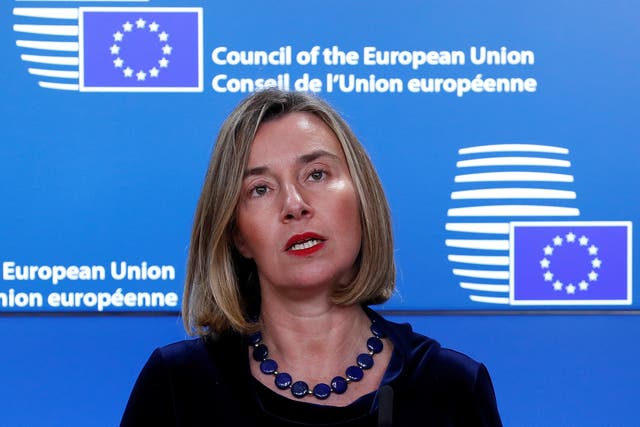 European High Representative for Foreign Affairs, Federica Mogherini