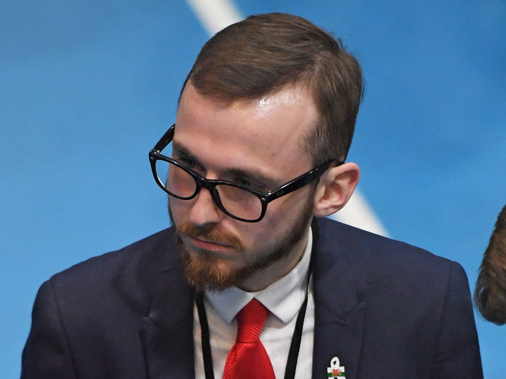 Jack Sargeant at the Welsh Assembly by-election count