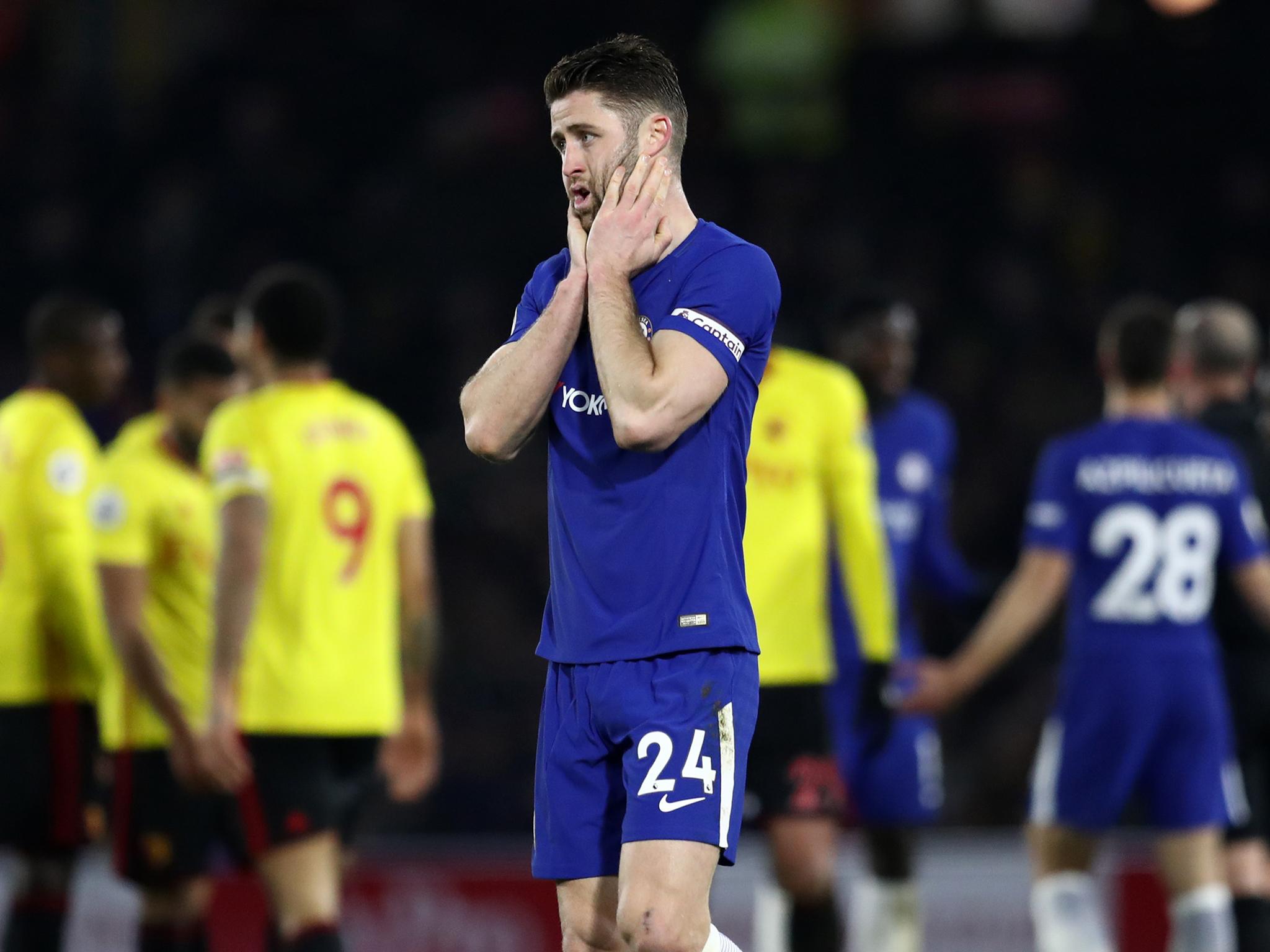 Gary Cahill believes the Chelsea players have a lot to answer for after their defeats by Watford and Bournemouth