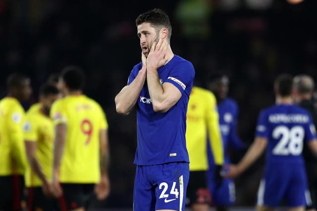 Gary Cahill believes the Chelsea players have a lot to answer for after their defeats by Watford and Bournemouth