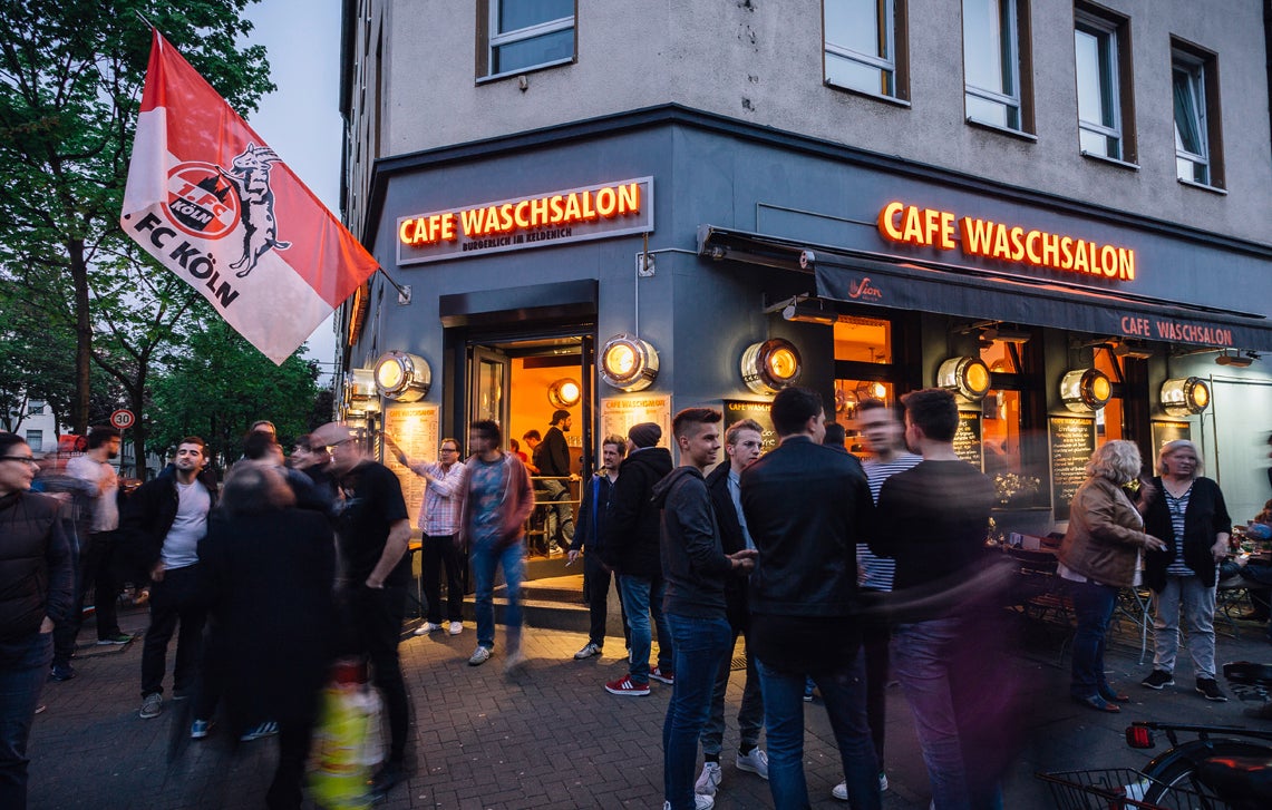 Cafe Waschsalon is in a former launderette