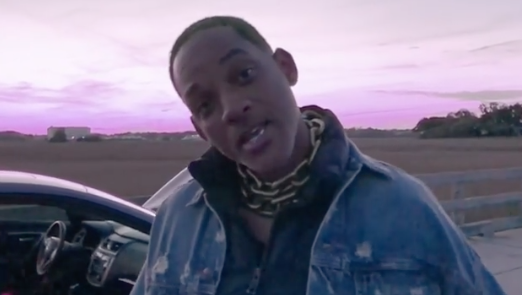 Will Smith parodied his son's music video in a post congratulating him on a streaming milestone