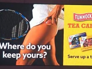 Tunnock's advert that shows female tennis player putting cake on thigh banned for 'objectifying' women