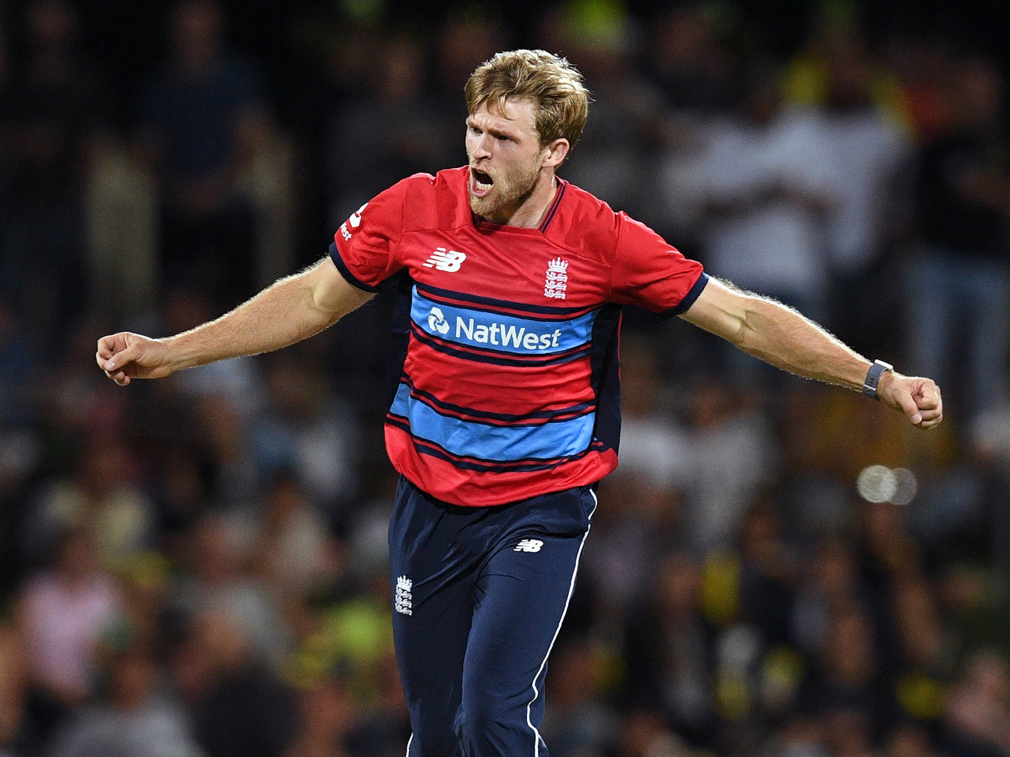 David Willey took three wickets but it was not enough to see England home