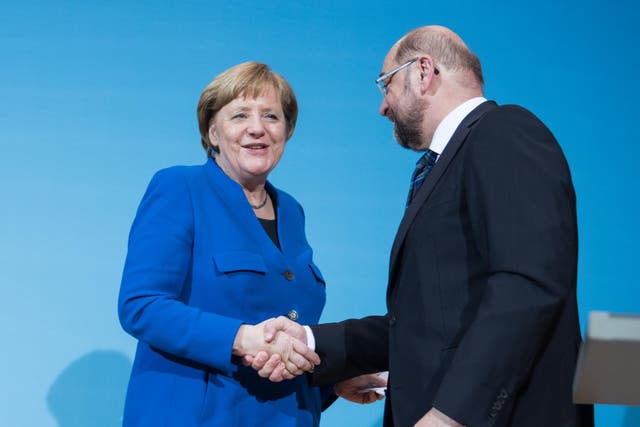 Angela Merkel and SPD leader Martin Schulz have reached a potential agreement