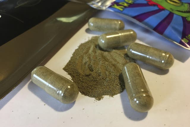 US health authorities say kratom, a herbal supplement promoted as an alternative pain remedy, contains the same chemicals found in opioids