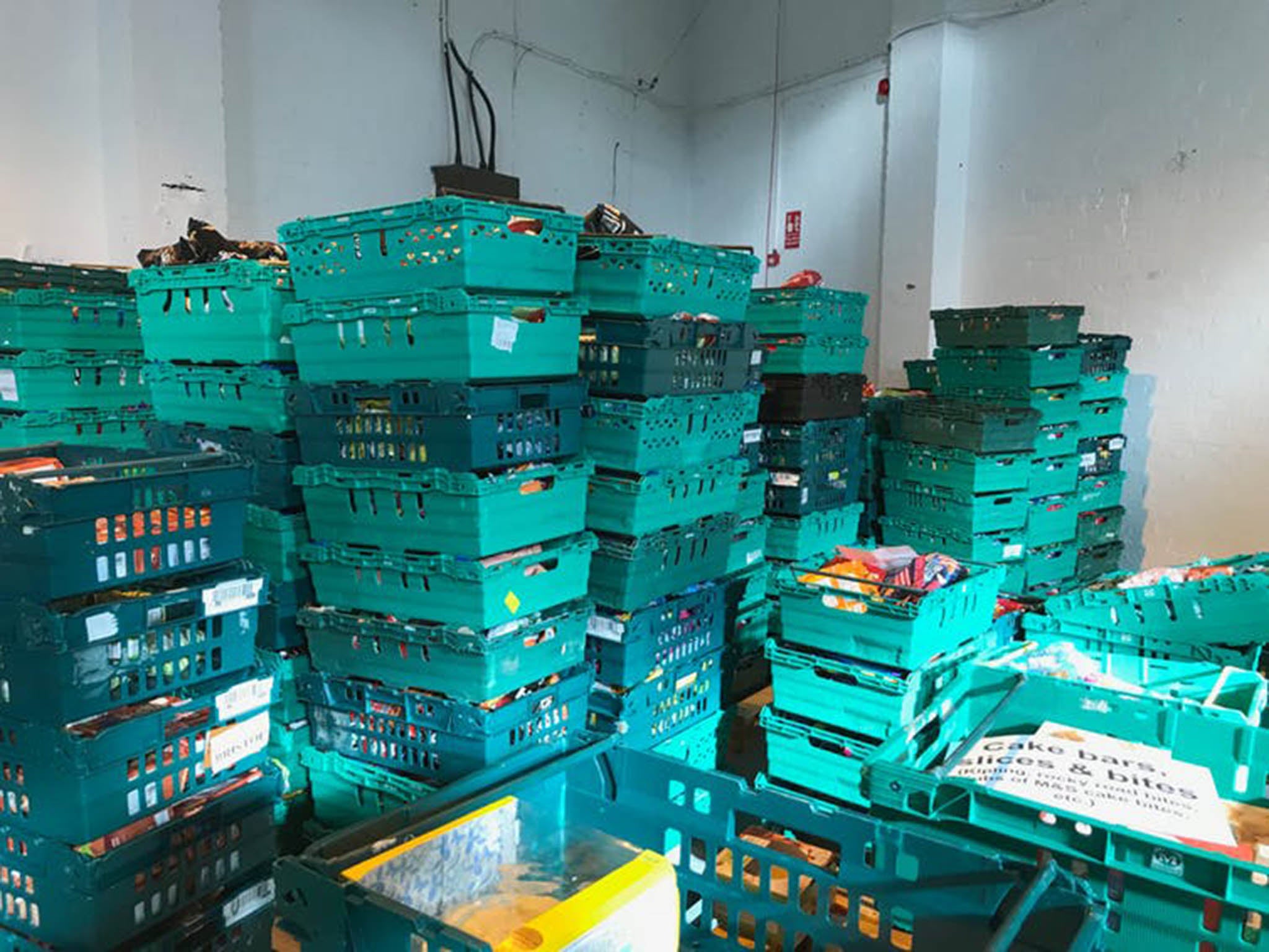 Donated surplus is used by charities to make millions of meals
