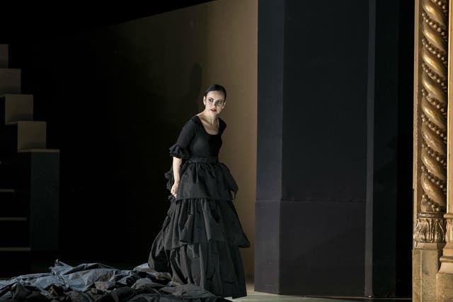 Anna Goryachova in the title role of 'Carmen' at the Royal Opera House