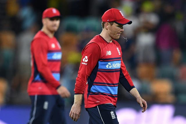 Eoin Morgan was speaking after England's defeat to Australia