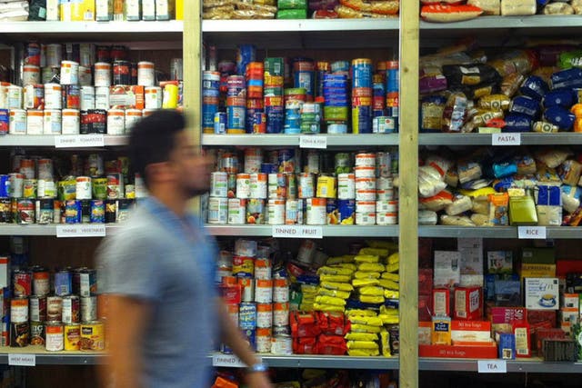Food banks said they were being forced to close or reduce the service they provide due to difficulties obtaining adequate food supplies and volunteer shortages