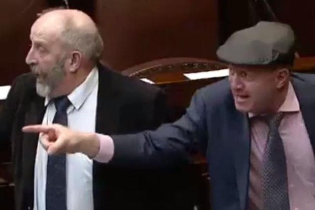 Danny and Michael Healy-Rae (l-r) took exception to being accused of exploiting favourtism