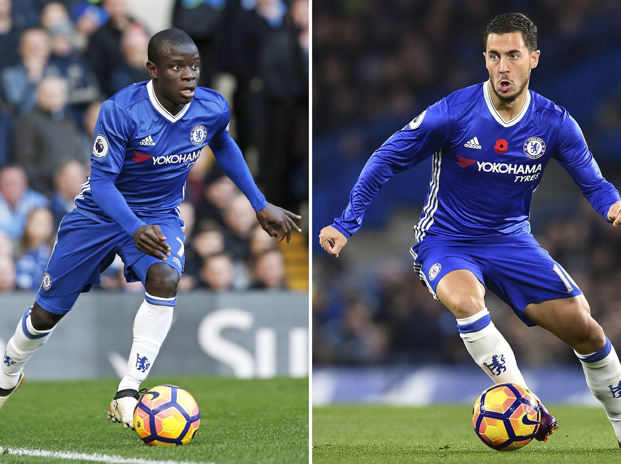 Kante and Hazard are seen as the 'Champions League level' core of the squad