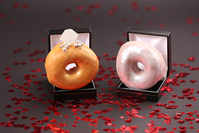 Deliveroo has collaborated with Doughnut Time to create doughnut engagement rings
