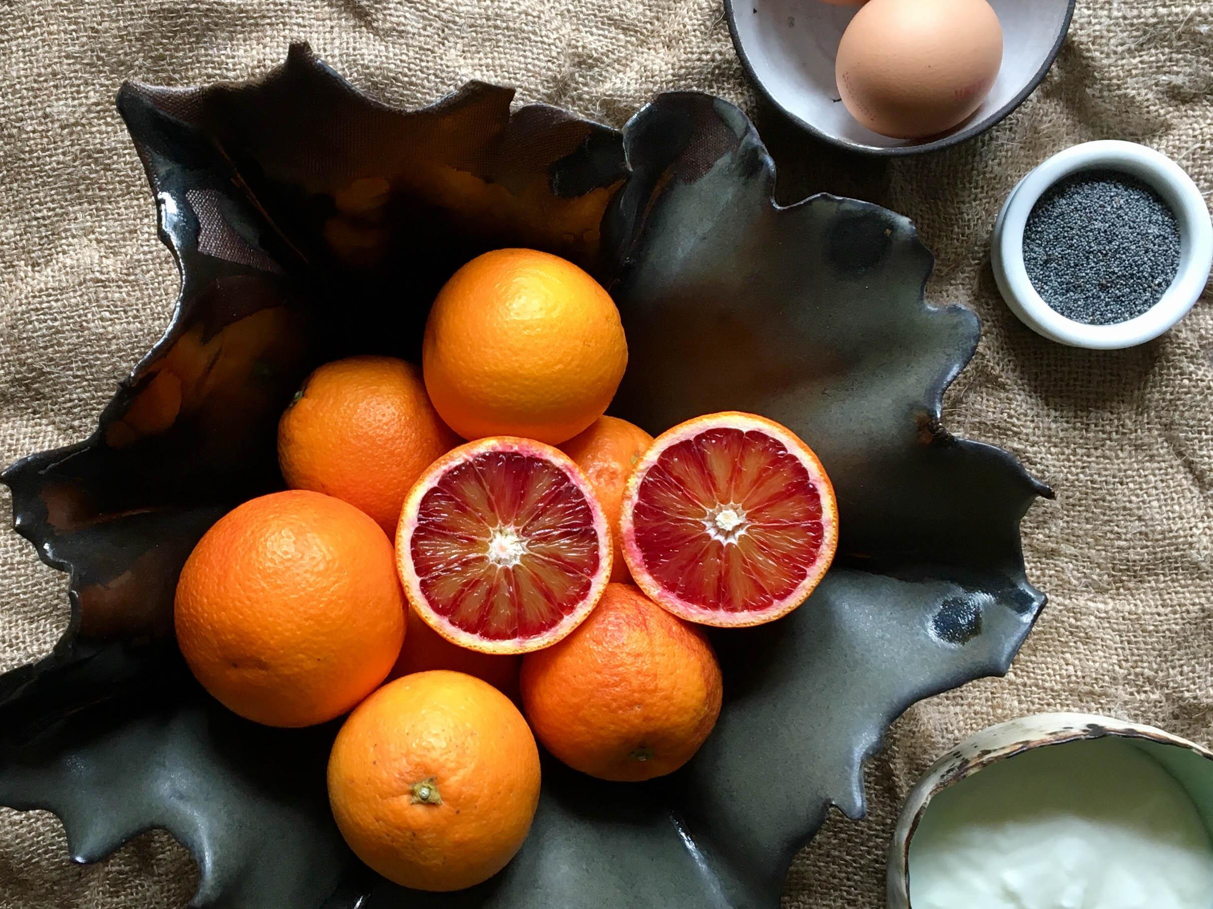 Get ’em while they’re hot: Blood oranges bring a different – and welcomed – colour to winter cooking (Photography by Julia Platt Leonard
