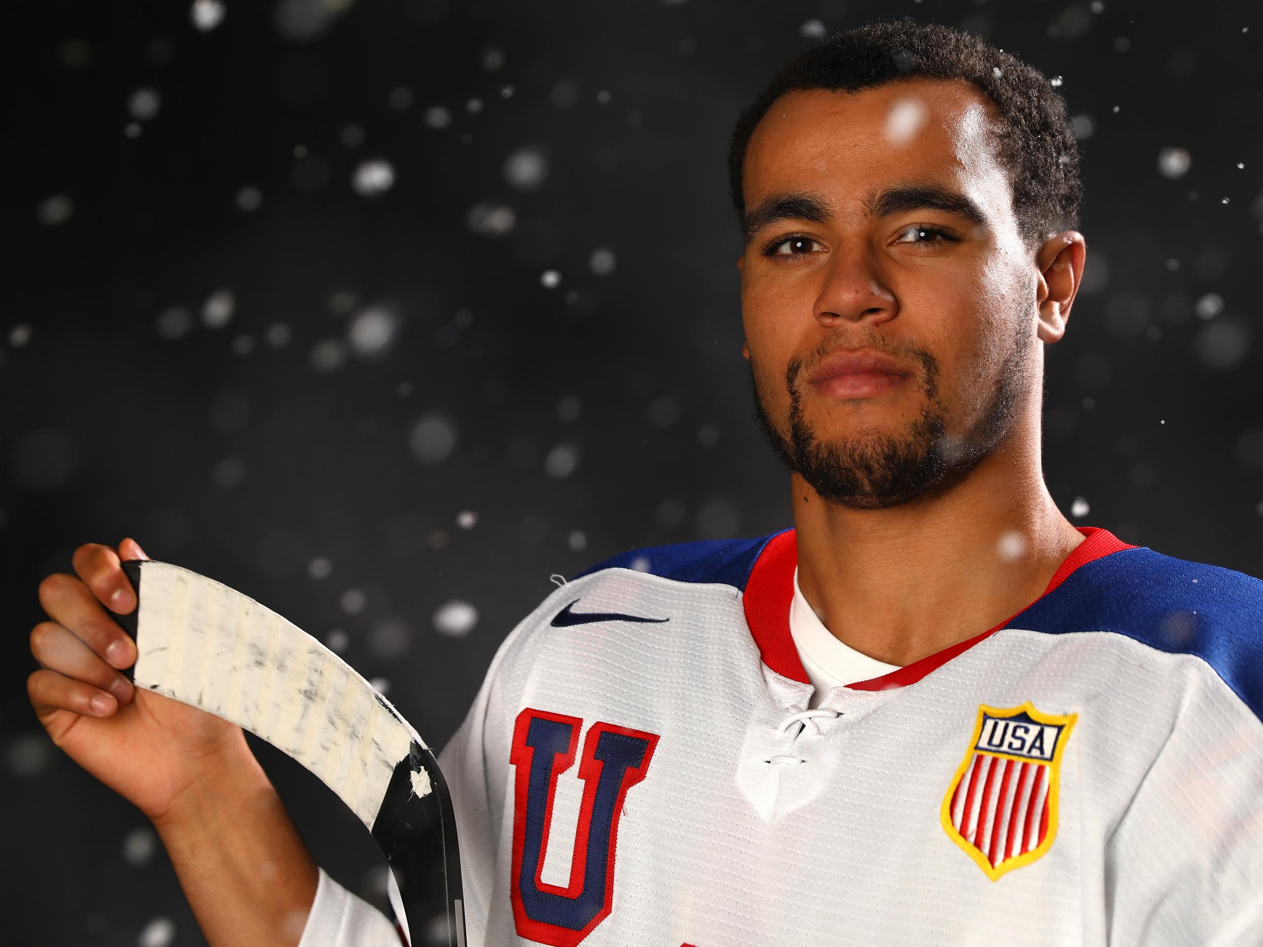 Jordan Greenway, 1st African-American to play hockey for Team USA, is  living his dream