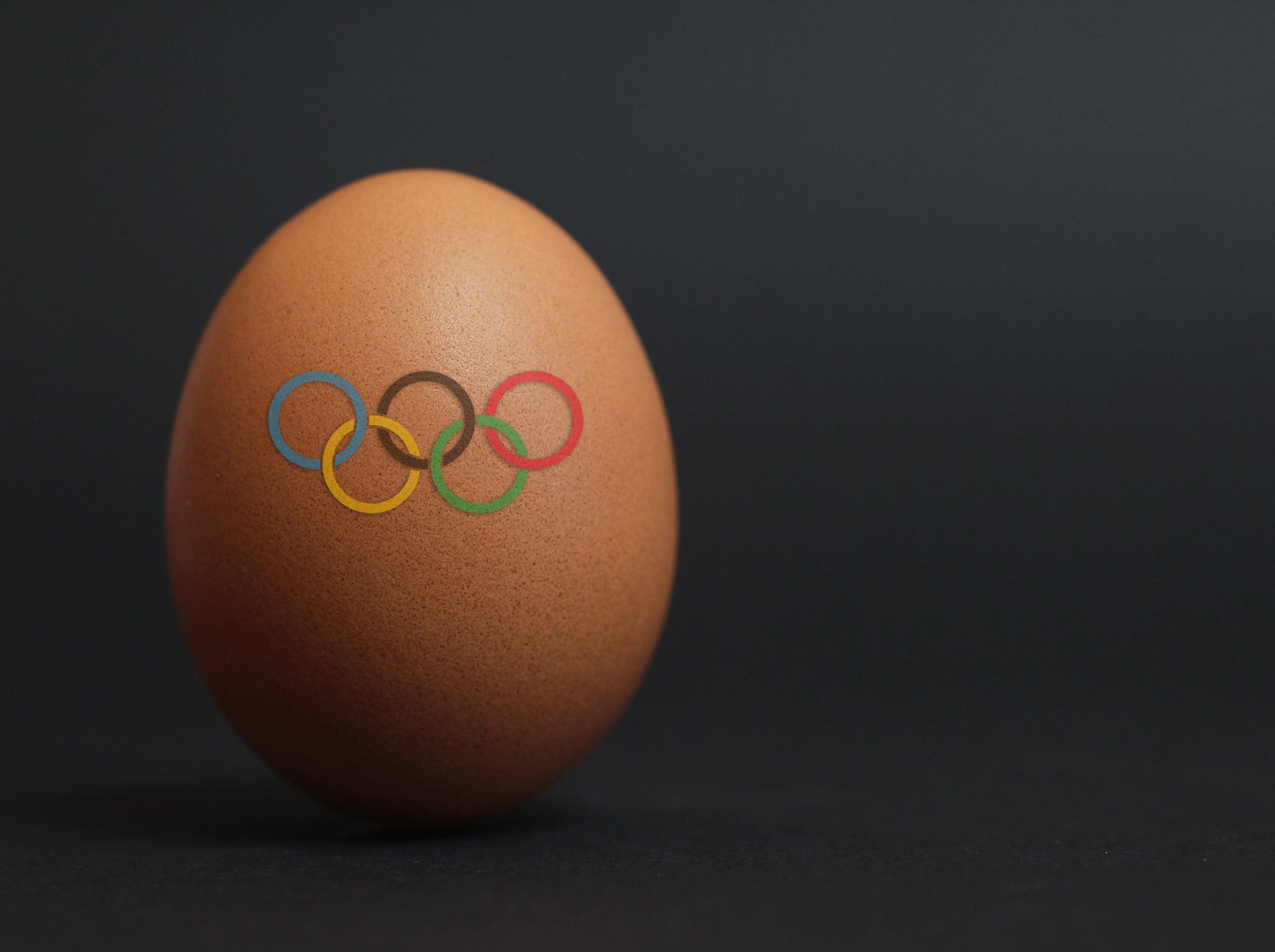 An Olympic issue athlete-ready egg