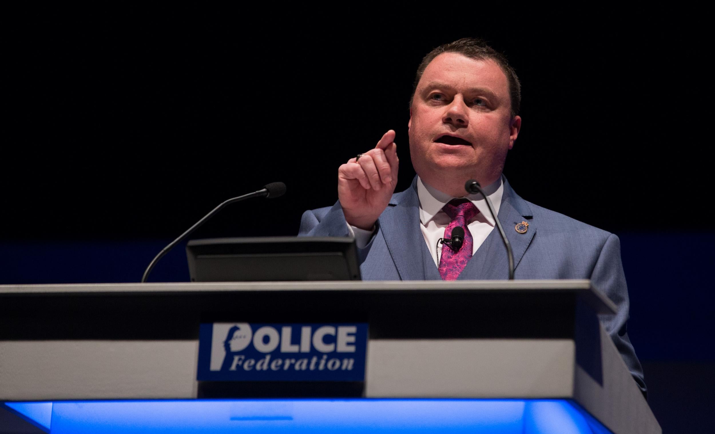 Steve White stepped down as chair of the Police Federation of England and Wales on 1 January (Getty)