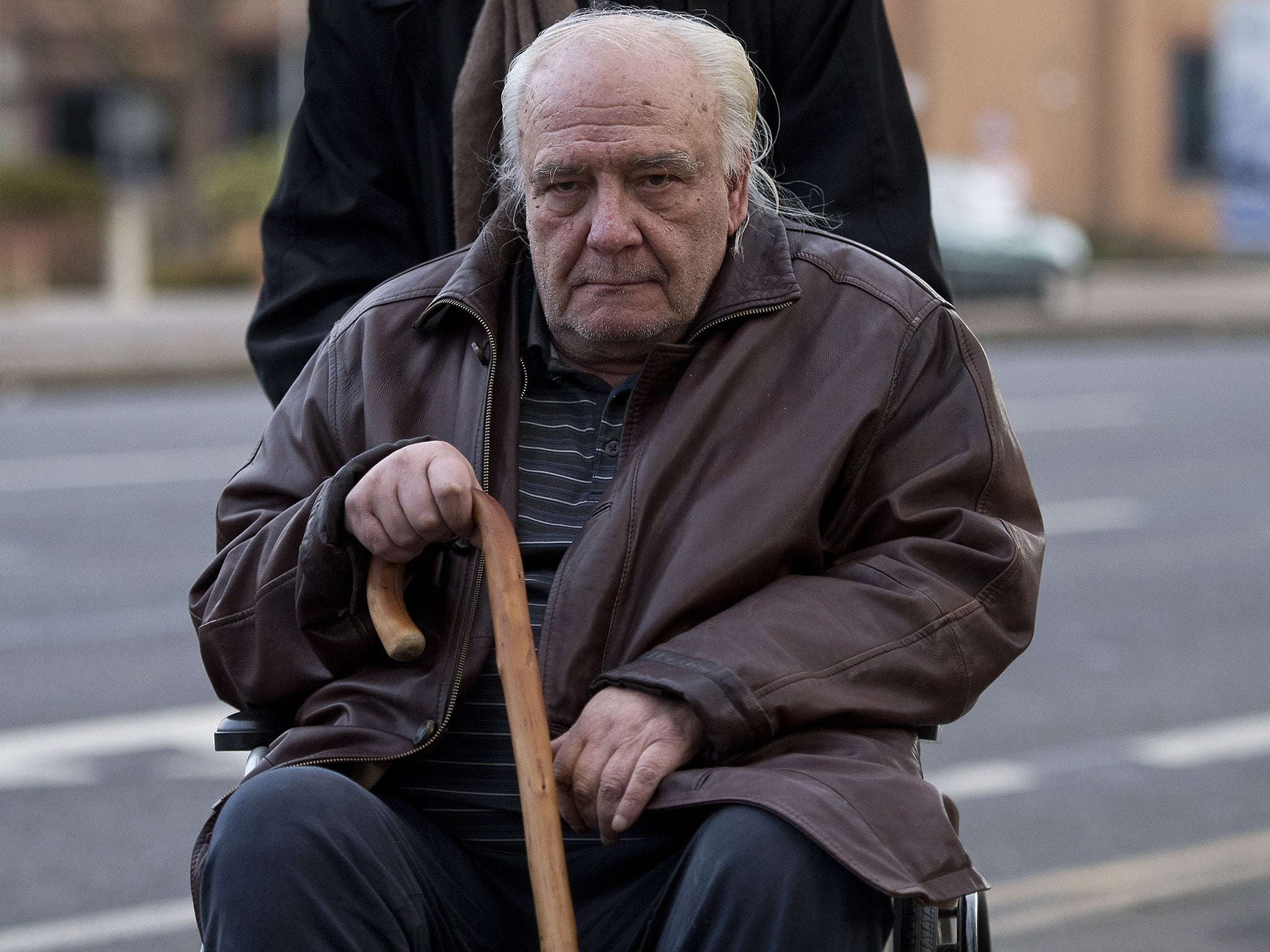 Vladimir Bukovsky arriving at Cambridge Crown Court in December 2016 to deny child pornography allegations. He was not present at Monday's hearing