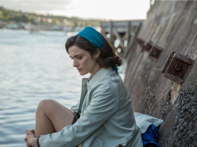 Rachel Weisz as Clare in 'The Mercy' whose husband is the ill-prepared round-the-world yachtsman, Donald Crowhurst, played by Colin Firth 