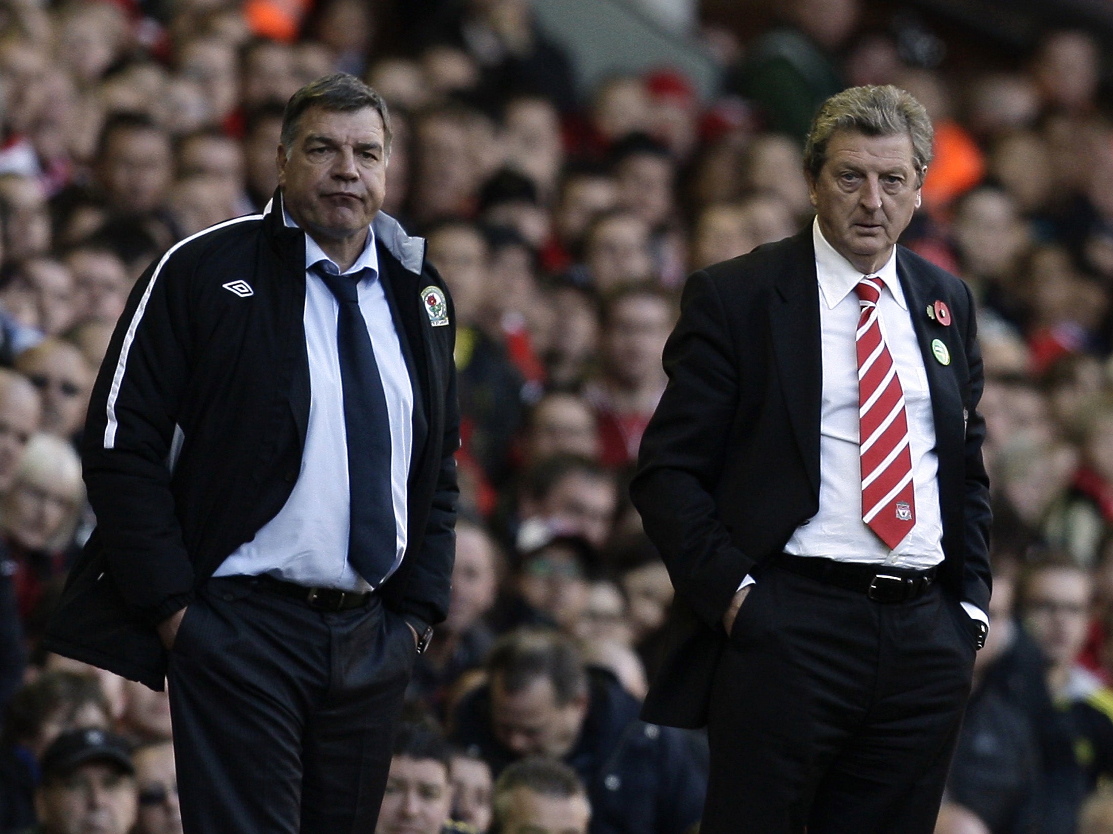 Allardyce and Hodgson were previously good friends