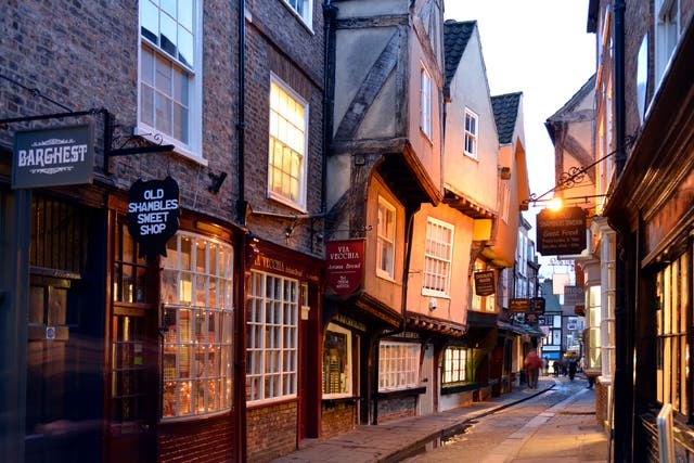 <p>Historic streets like the Shambles in York aren’t friendly places for people who use wheels or other mobility aids</p>