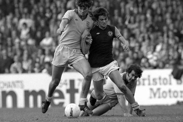 Brian Little is pushed off the ball by Birmingham’s Joe Gallagher