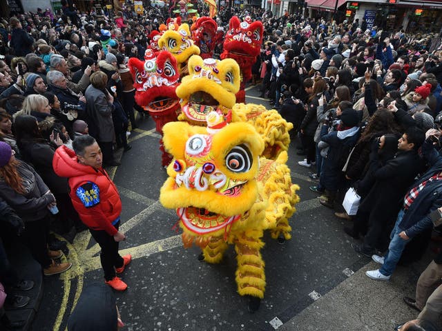 London’s Chinese New Year celebrations are the largest outside Asia