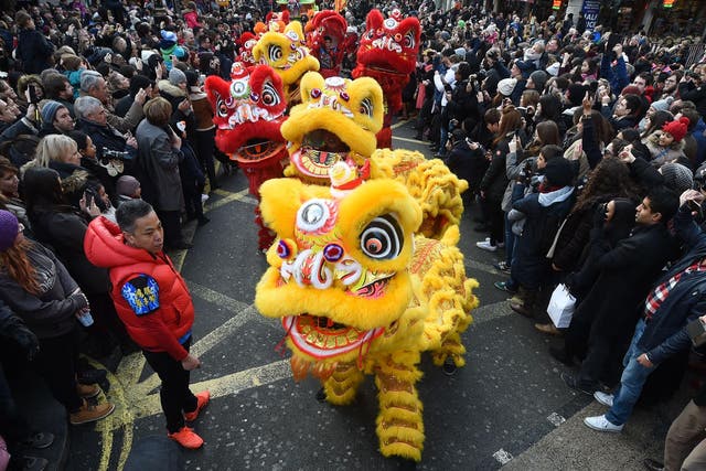 London’s Chinese New Year celebrations are the largest outside Asia