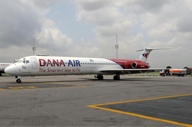 Dana Air has had its licence suspended twice in the past few years (file photo)