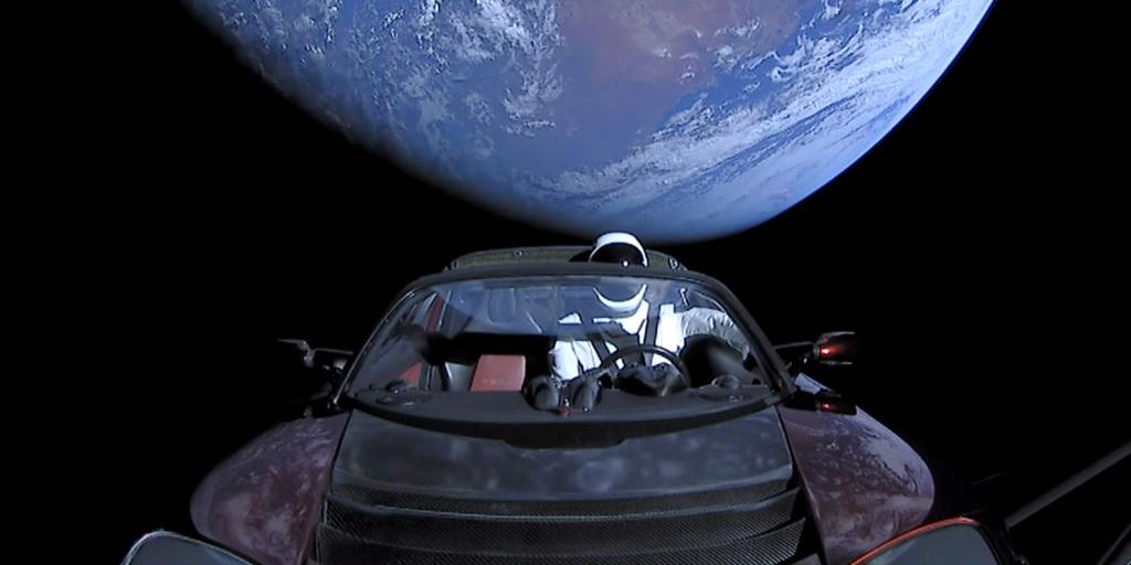 Astronomers have already captured images of Elon Musk's car in space