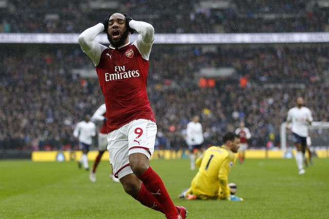 Lacazette spurned a fine chance to level the score in injury time against Spurs