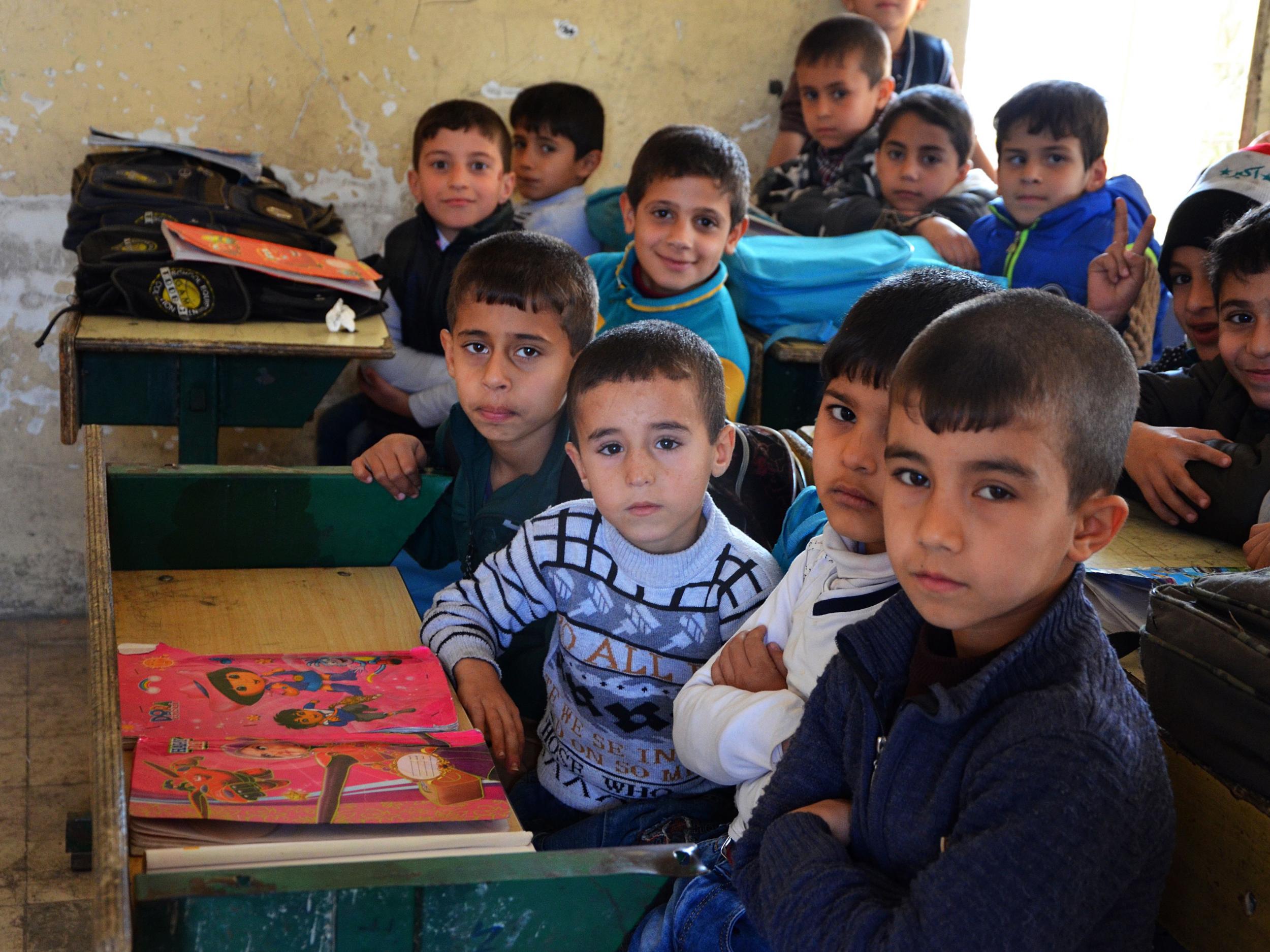 Unicef has supported local authorities to rehabilitate 576 schools within the war-torn country