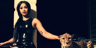 Cardi B 'attacked' by Cheetah while filming music video | indy100 | indy100