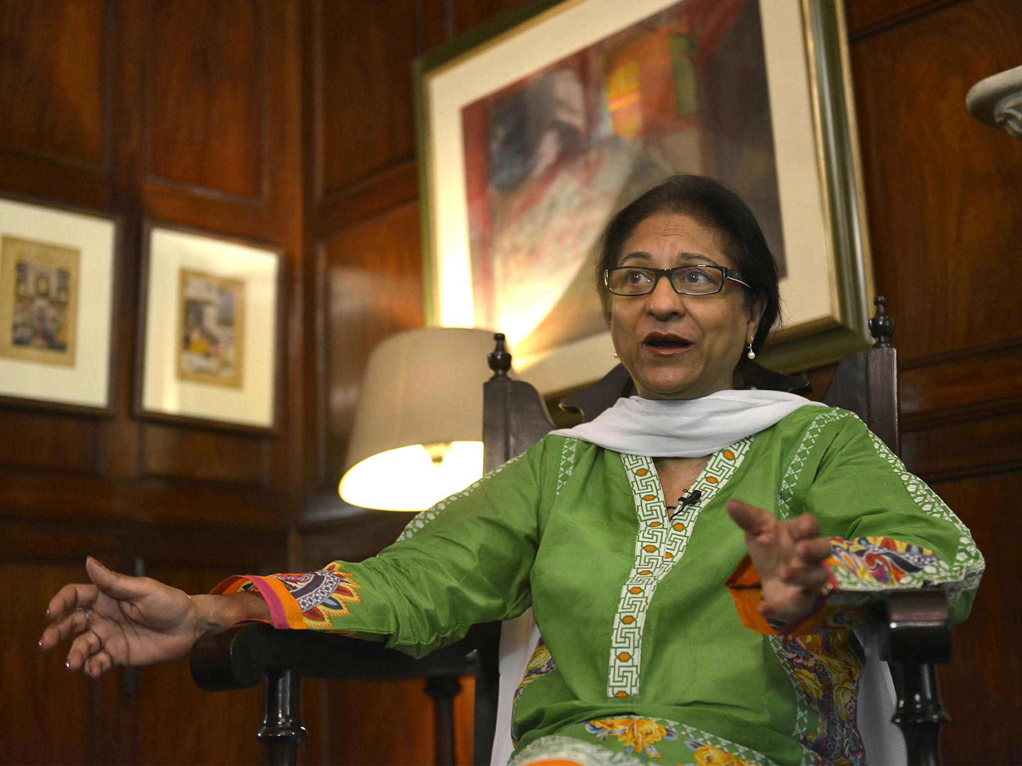 Ms Jahangir was imprisoned in 1983 for campaigning to restore democracy in Pakistan