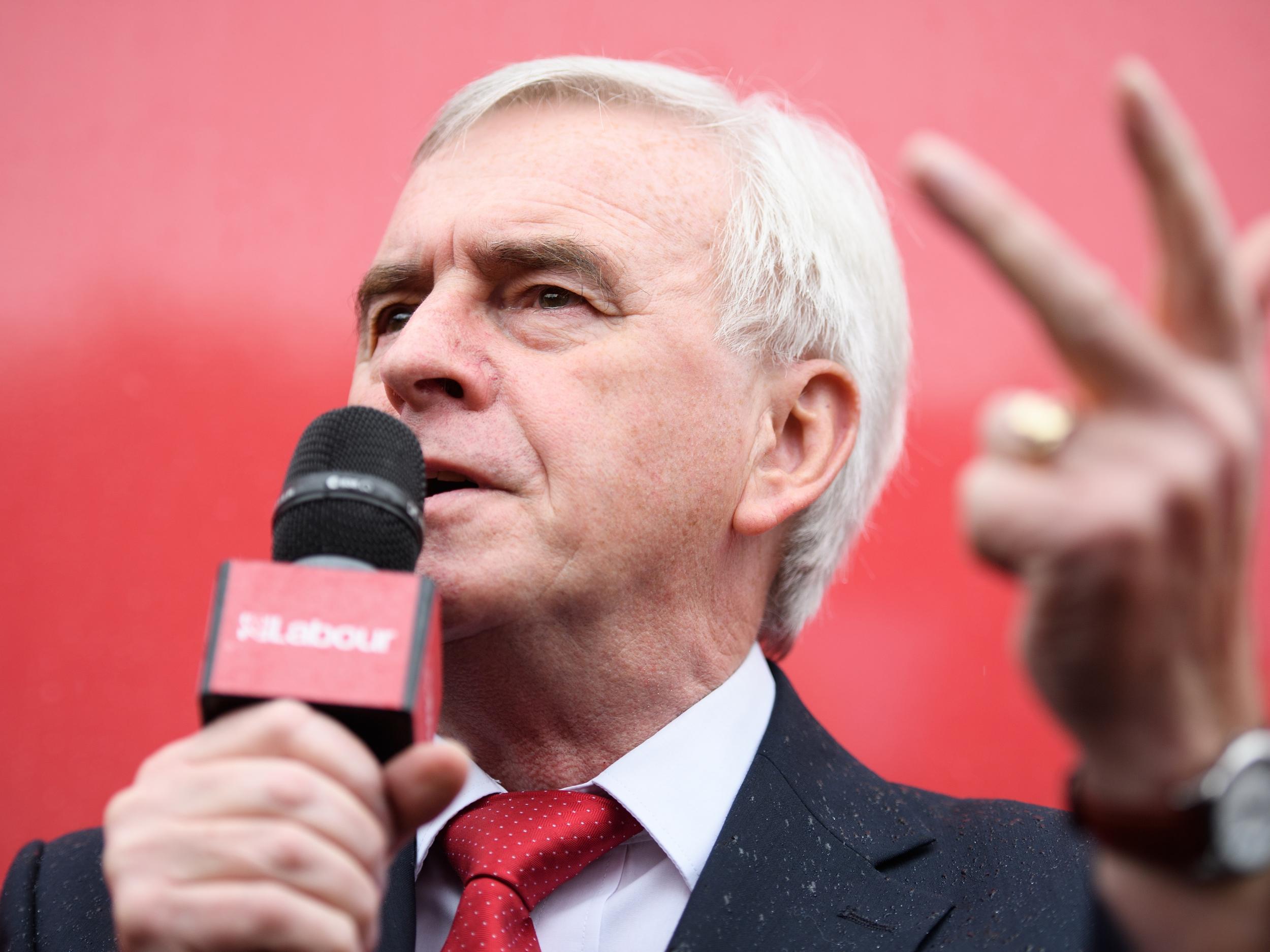 John McDonnell offers City of London &apos;seat at the table&apos; in Labour policy making