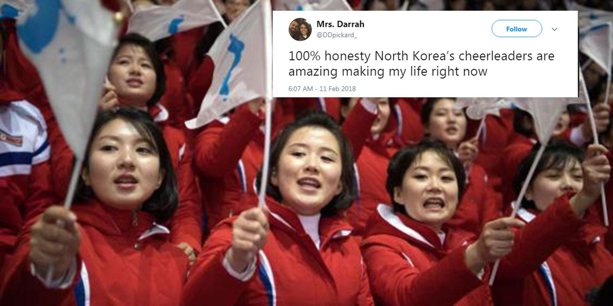 The North Korean Olympic Cheerleaders Have Gone Viral Indy100 Indy100