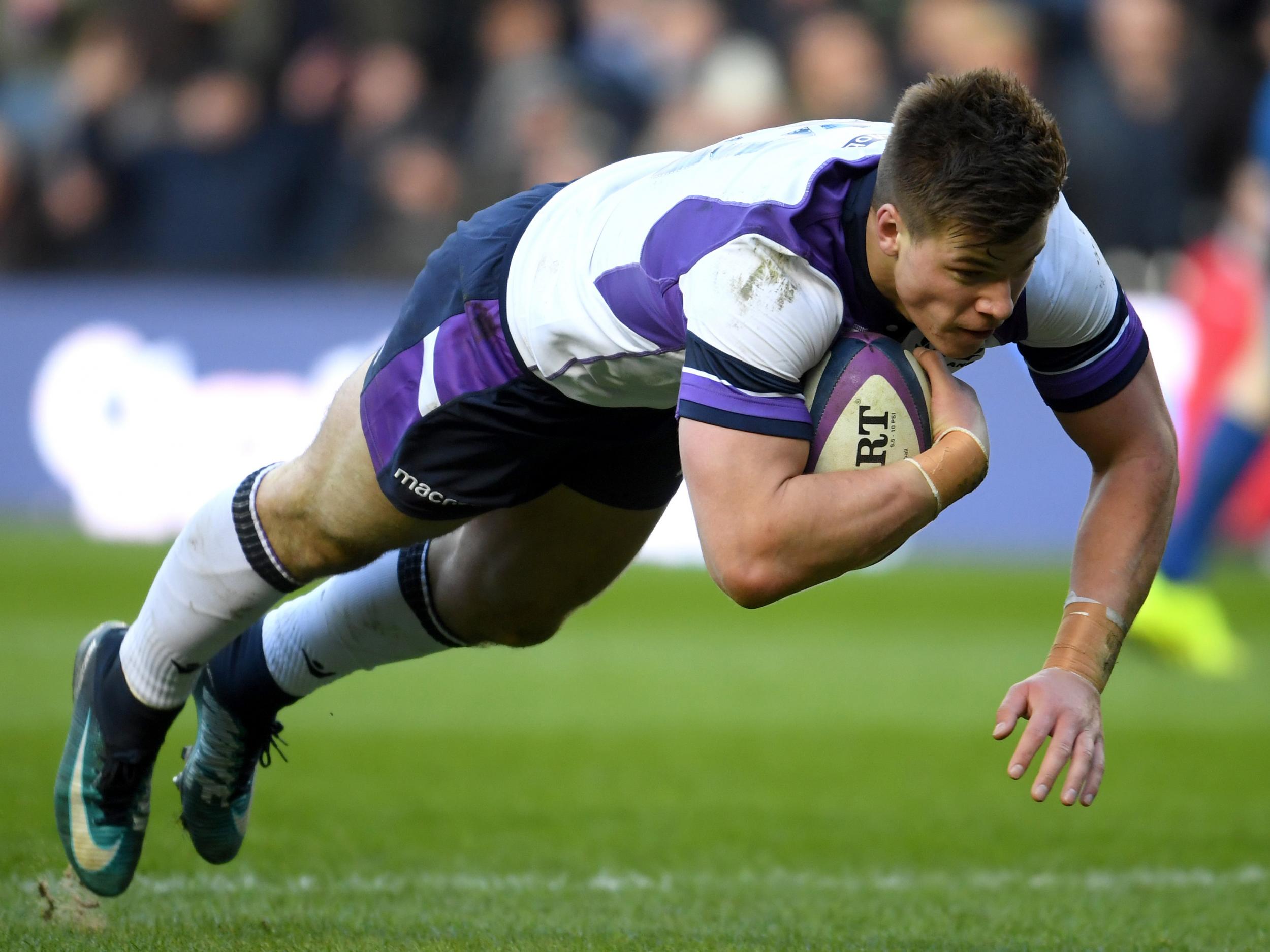 Huw Jones got a reply for Scotland