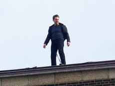 Tom Cruise returns to London rooftops after injury to resume stuntwork