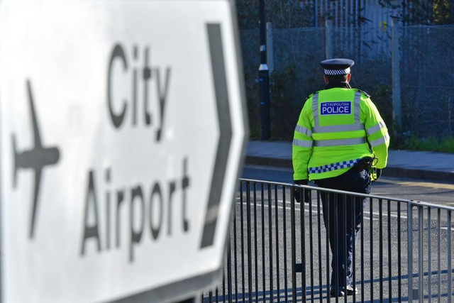 Planes have been grounded at London City Airport