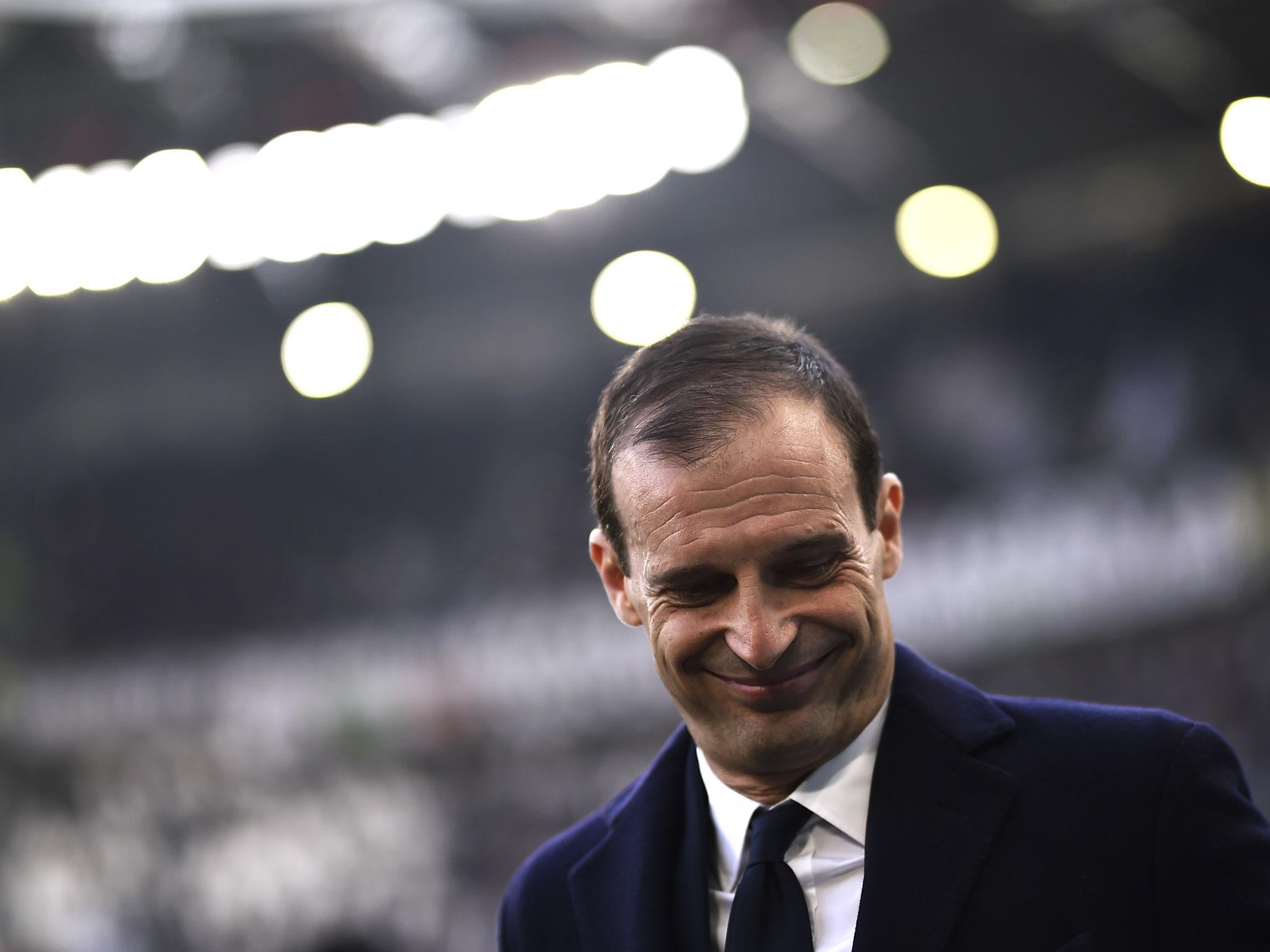 There is a sense, however, that Massimiliano Allegri’s profile isn’t yet as high as his talent merits