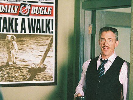 As the Daily Bugle editor-in-chief in Sam Raimi's 'Spider-Man' trilogy