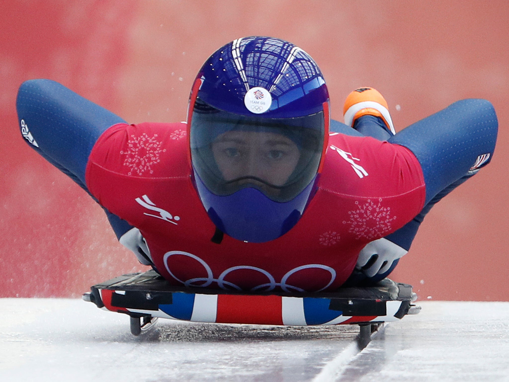 Lizzy Yarnold was quickest on the fourth practice run for the Winter Olympics skeleton competition