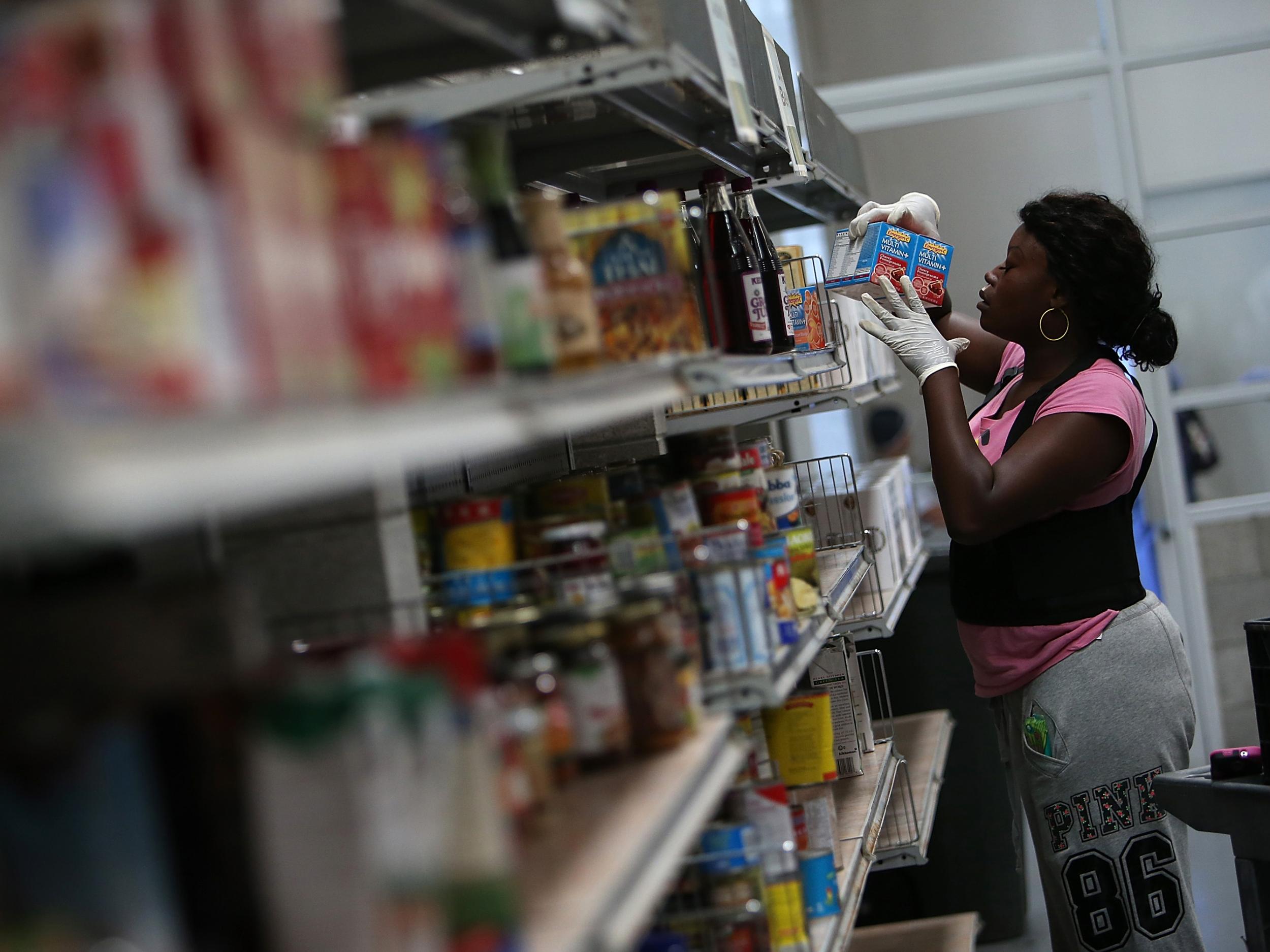 Some food banks have been given stockpiles of foods by the Department of Agriculture for the Emergency Food Assistance Programme