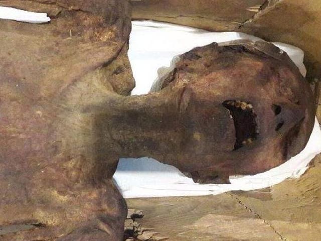 The 'screaming mummy' is thought to be the corpse of Prince Pentewere, a son of the pharaoh Ramses III who plotted to kill his father