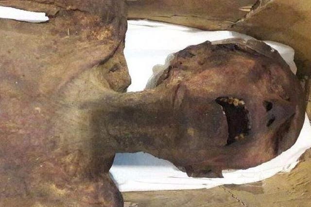 The 'screaming mummy' is thought to be the corpse of Prince Pentewere, a son of the pharaoh Ramses III who plotted to kill his father