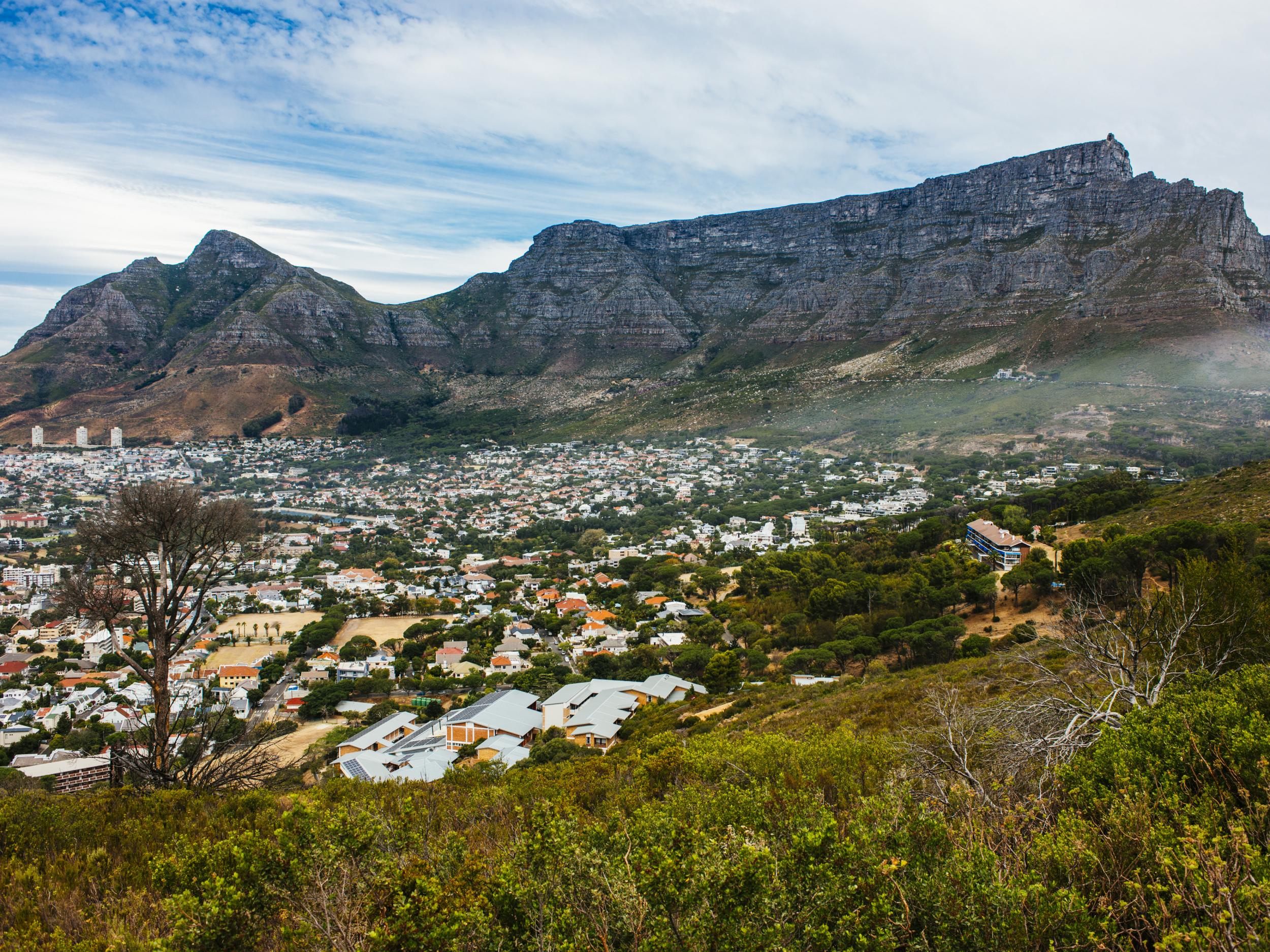 Dry season: Cape Town has endured three years of drought